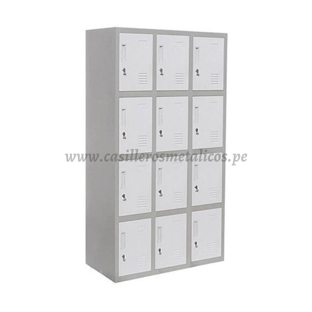 lockers de 12 puertas producto - lockers metalicos