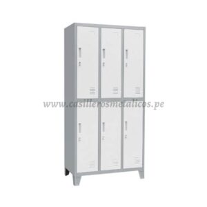 casillero metalicos industriales 6 puertas producto